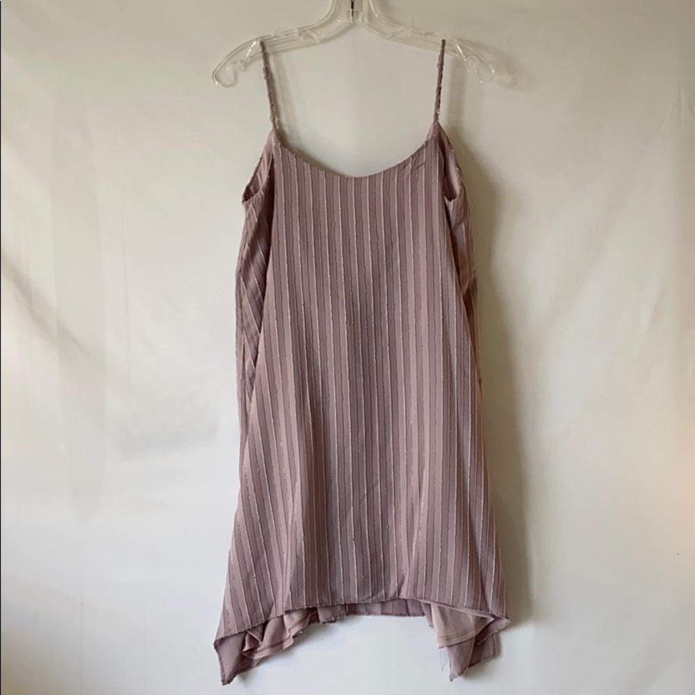 NWT SzS BCBG Maxazria Lilac Mauve Oversized Dress